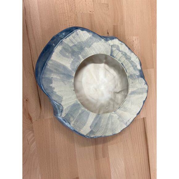 1970s Sittre Ceramic Denim Newsboy Cap – Signed “The Kid” Ashtray / Catchall - Picture 5 of 6